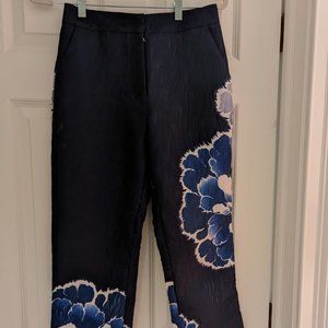 Josie Natori Moire Pants, Size 4